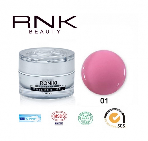 Roniki Builder Gel 40gr Color 01 - Gel Χτισίματος